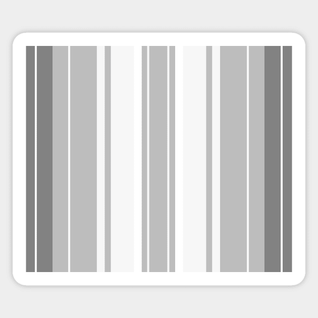 Strips - gray and white. Sticker by kerens